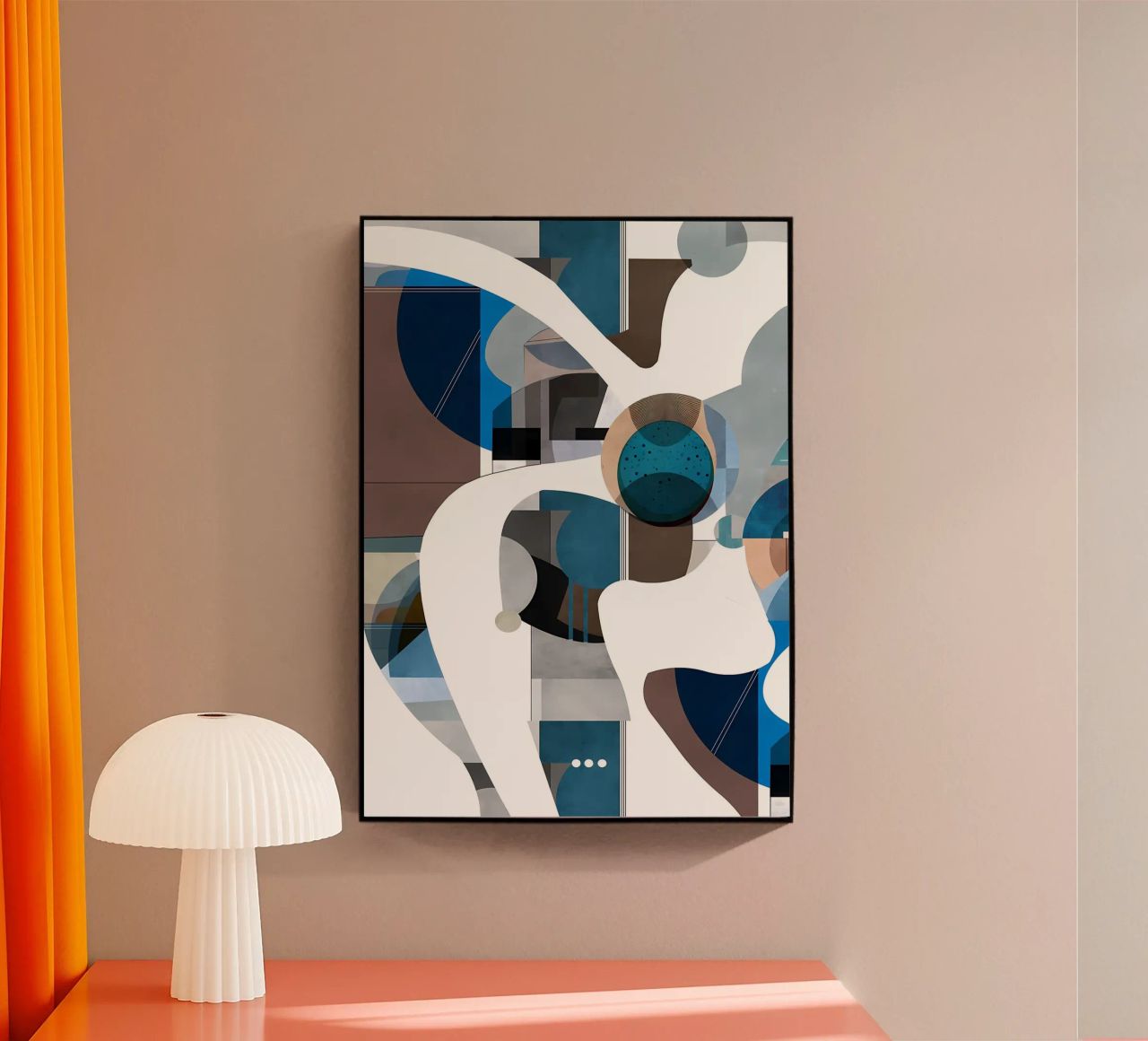 Mid Century 46 acrylic glass by Aiden Garcia