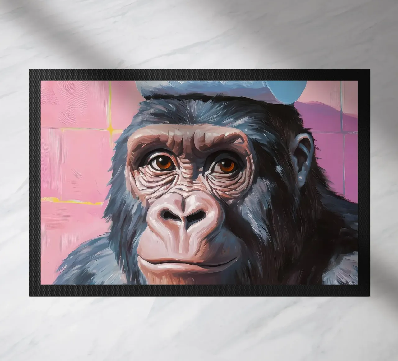 Gorilla con carta igienica zerbino da Adrian Patel