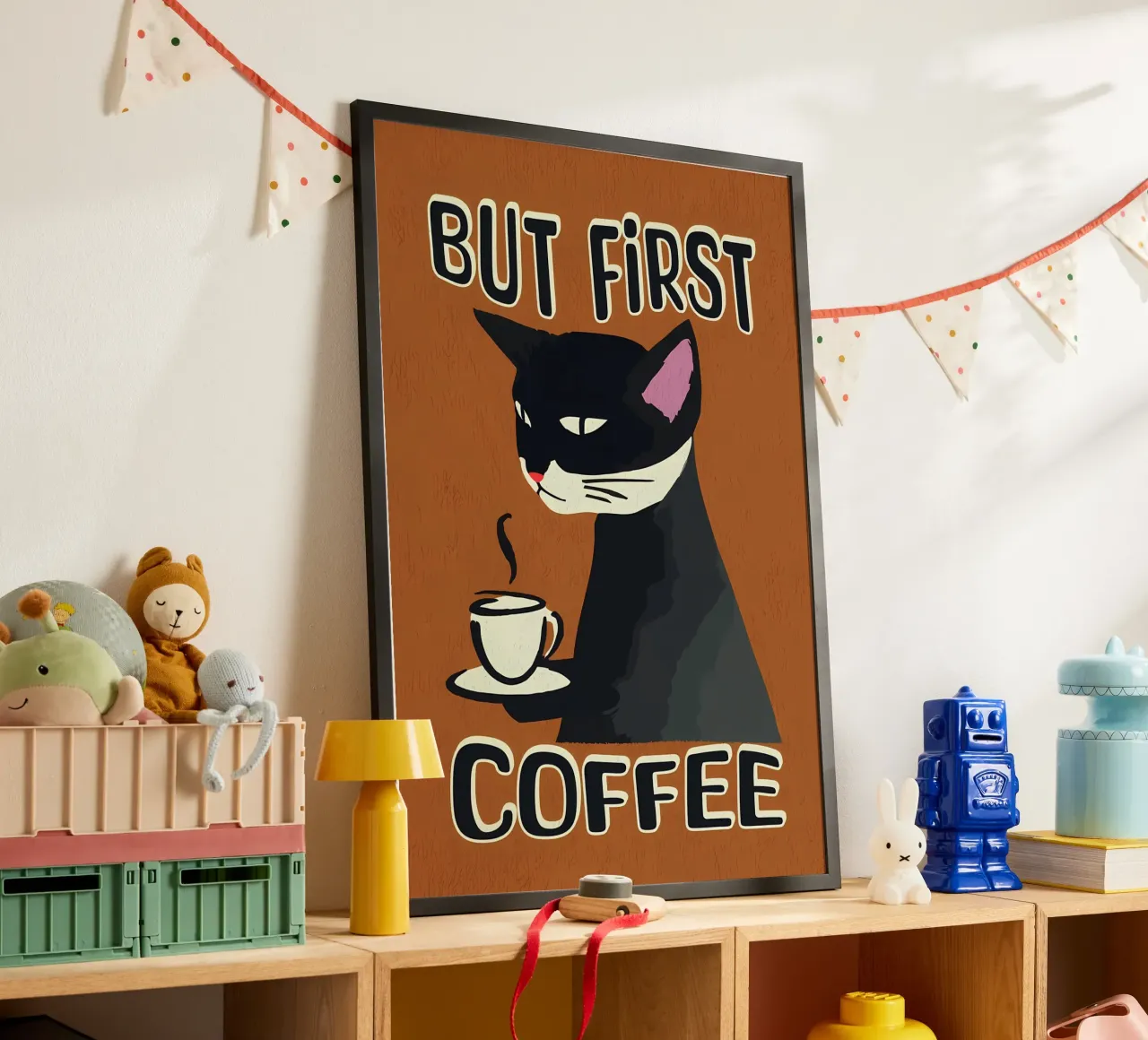 Gatto nero ma primo caffè carta hahnemühle da Bartosz Powalka