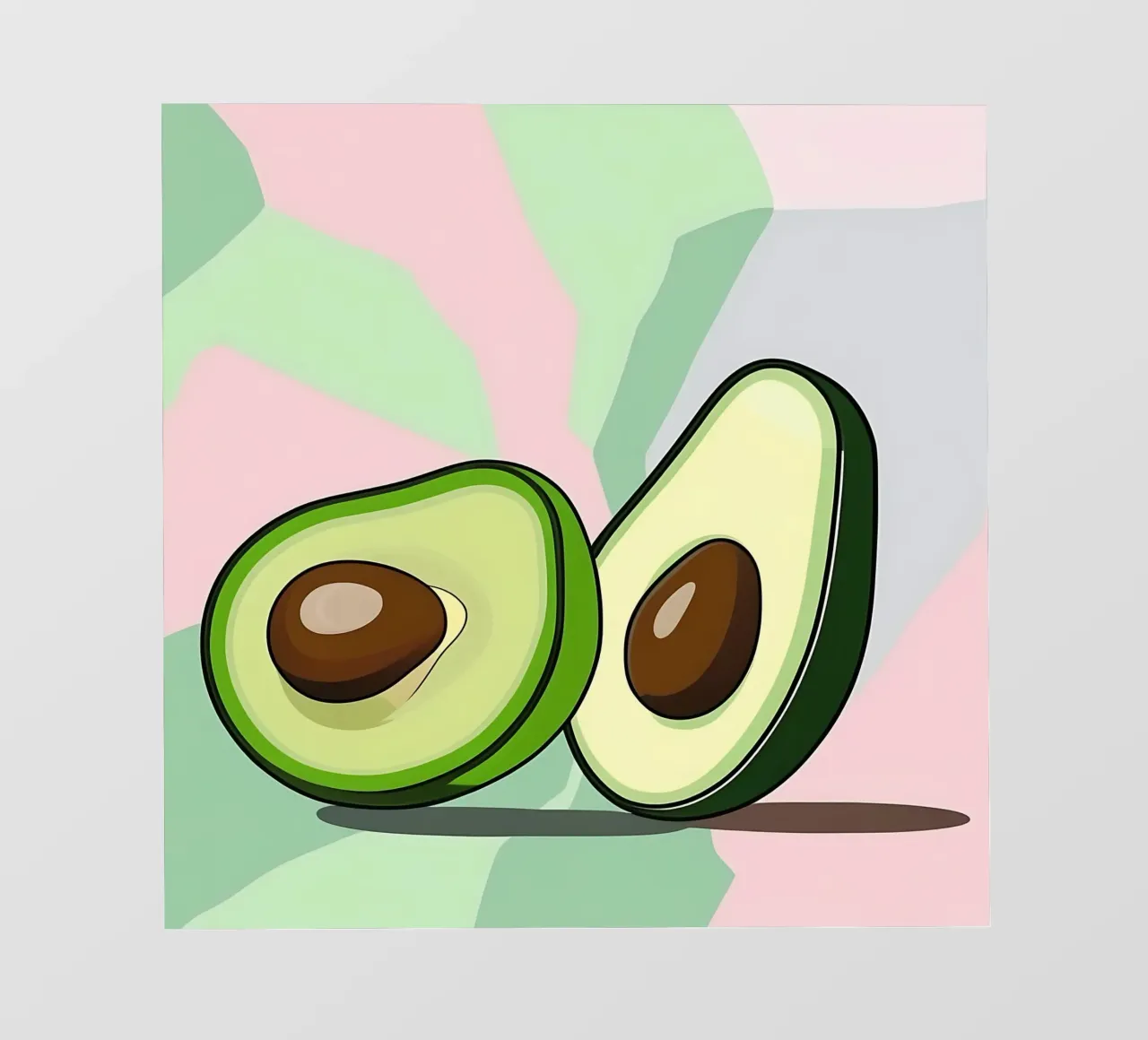 Avocado_Stil_A_5 telo in pvc da Pink- und LoveArt by LK