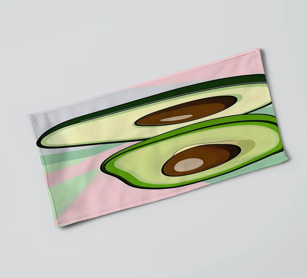 Avocado_Stil_A_5 asciugamano da bagno da Pink- und LoveArt by LK