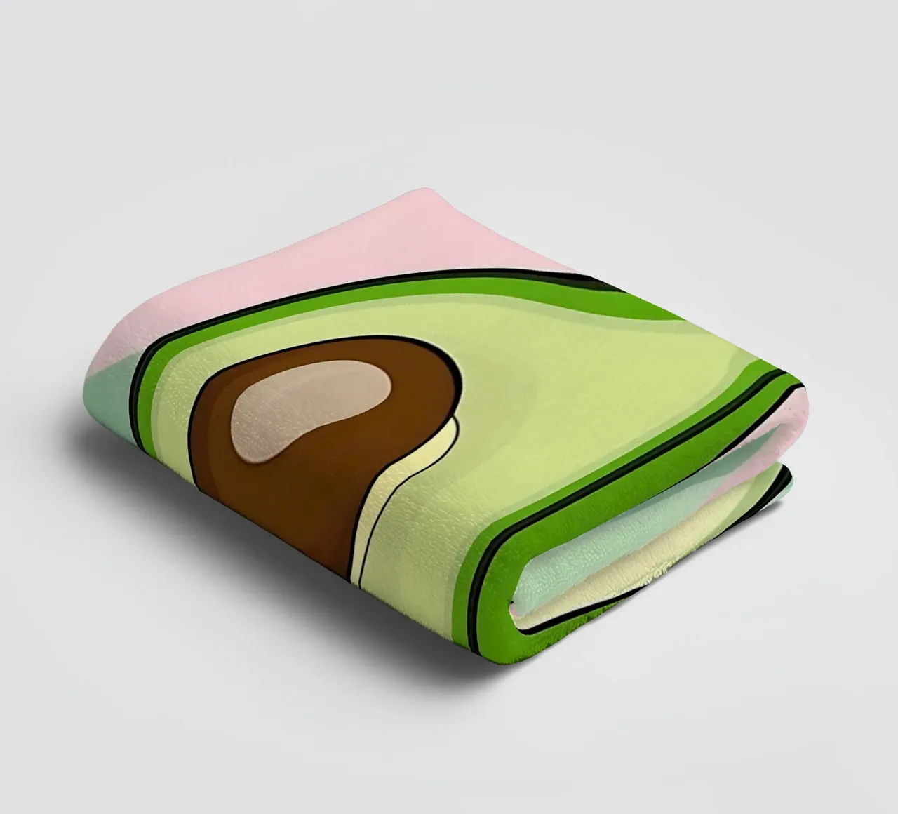 Avocado_Stil_A_5 asciugamano da bagno da Pink- und LoveArt by LK