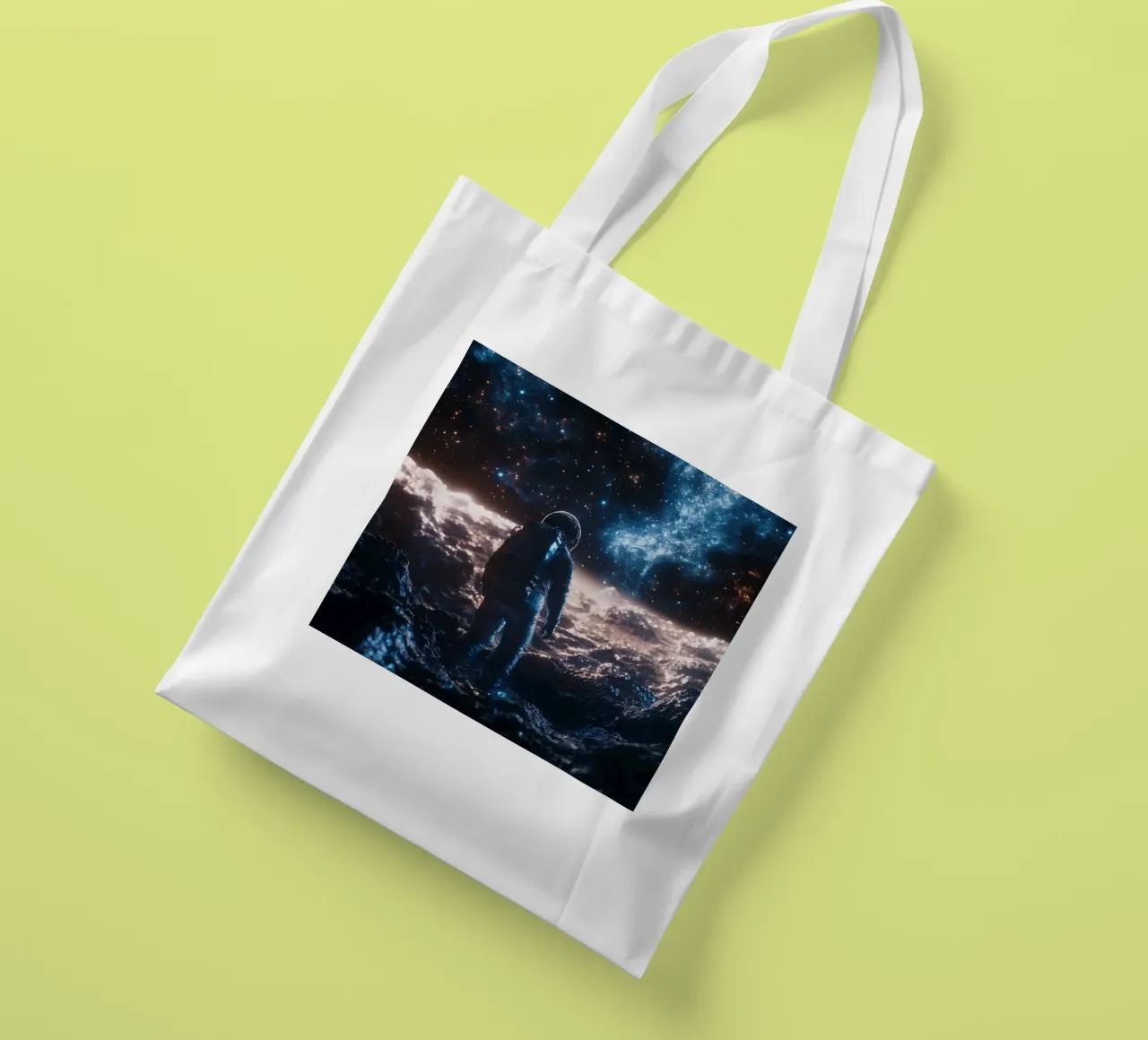 Solivagant borsa in juta da Stellar Dream Art
