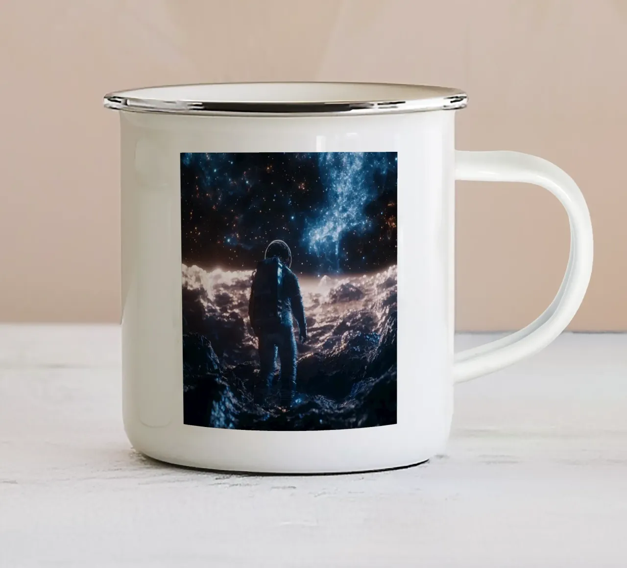 Solivagant tazza in smalto da Stellar Dream Art