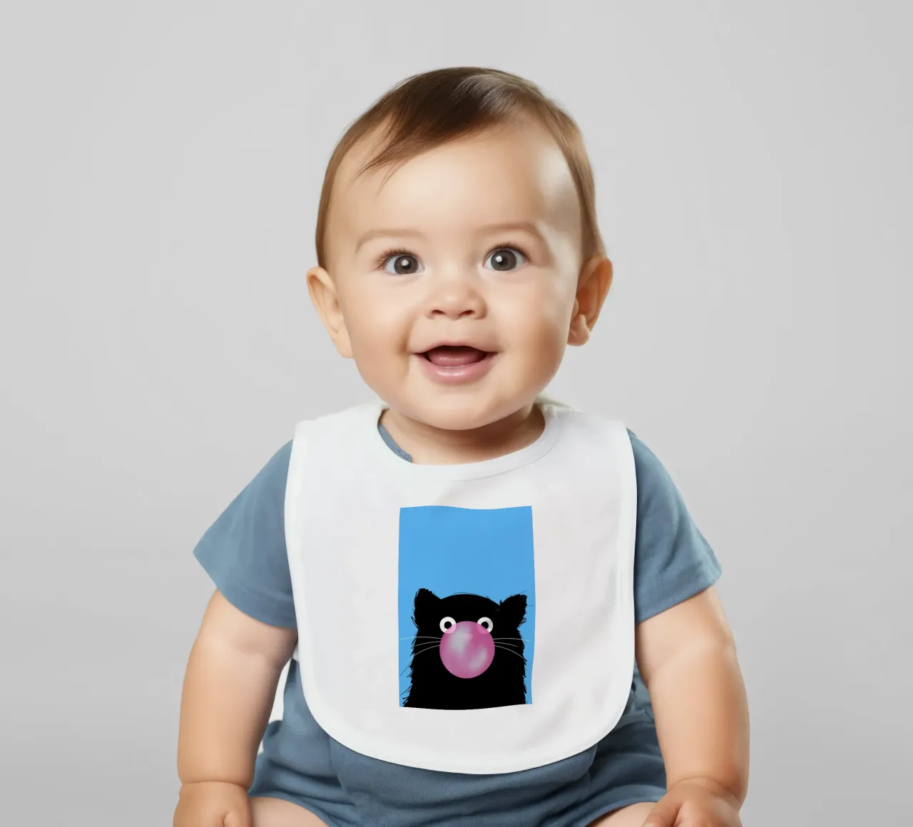 Cat Bubble bavaglino da Doozal