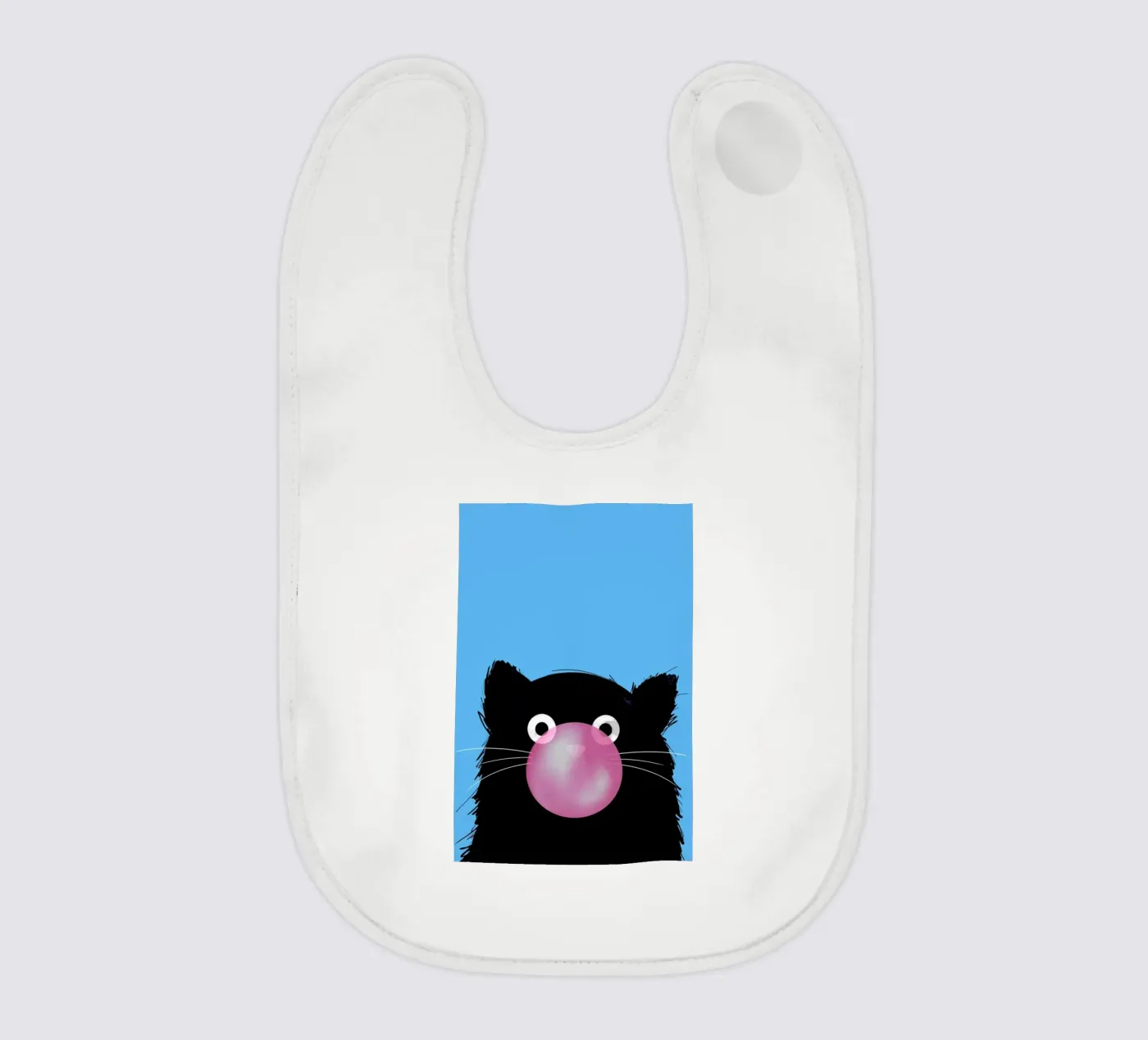 Cat Bubble baby slabbetje van Doozal