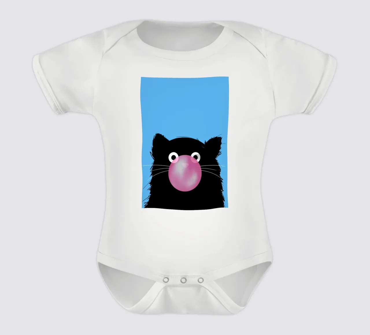 Cat Bubble body bébé de Doozal