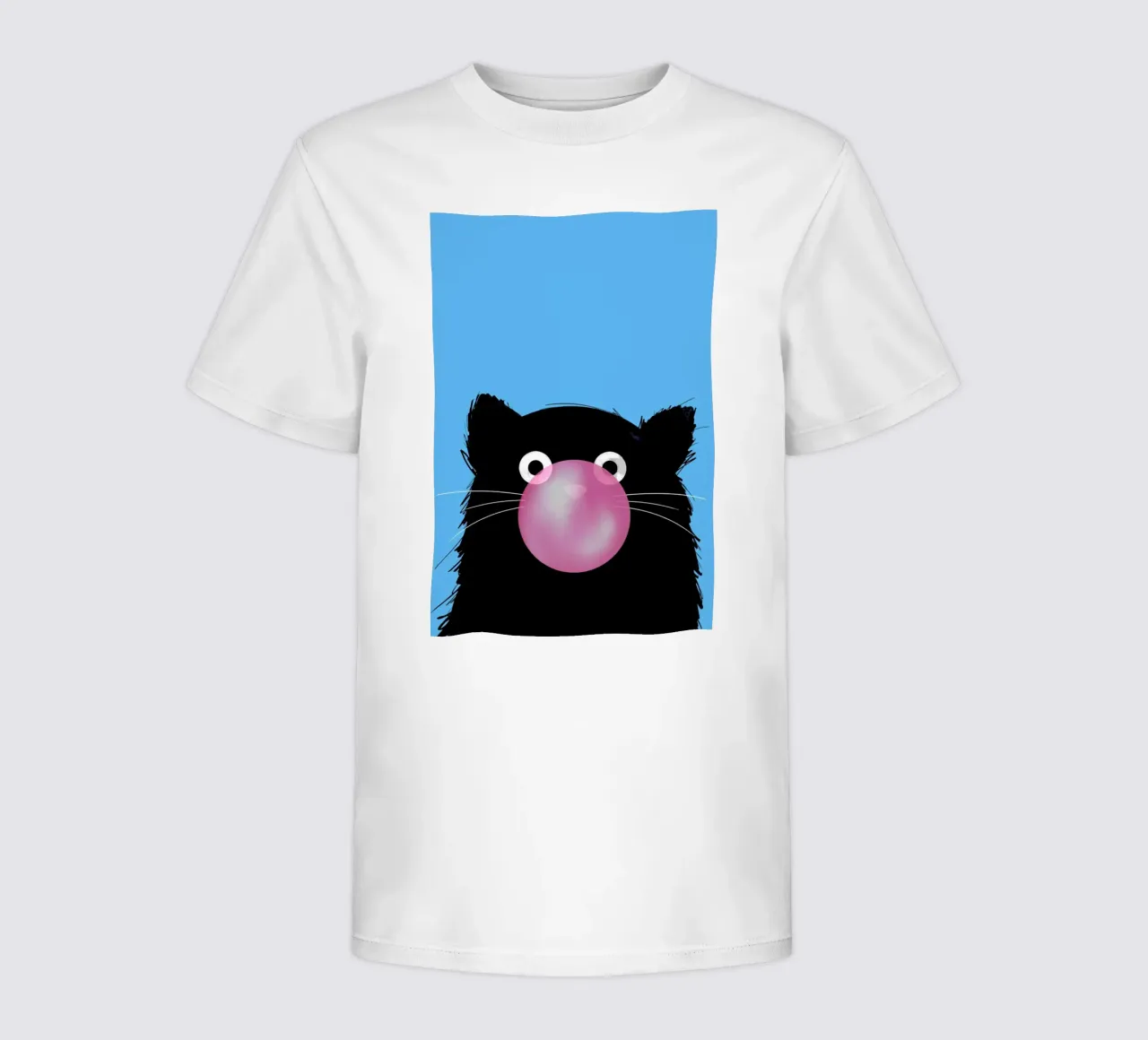 Cat Bubble kinder t-shirt van Doozal