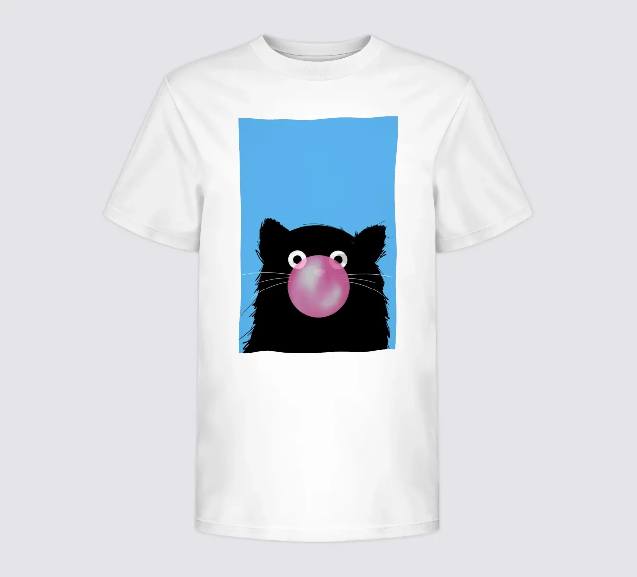 Cat Bubble kinder t-shirt van Doozal