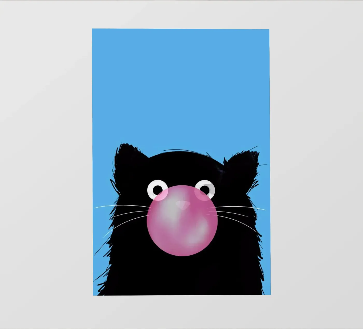 Cat Bubble pellicola backlit da Doozal