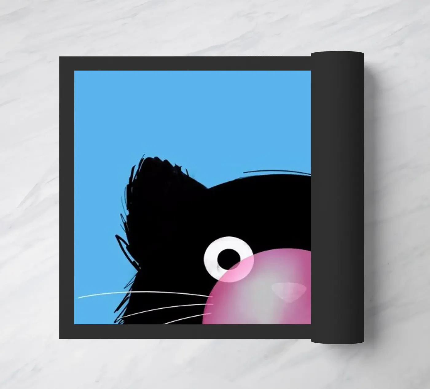 Cat Bubble paillasson de Doozal