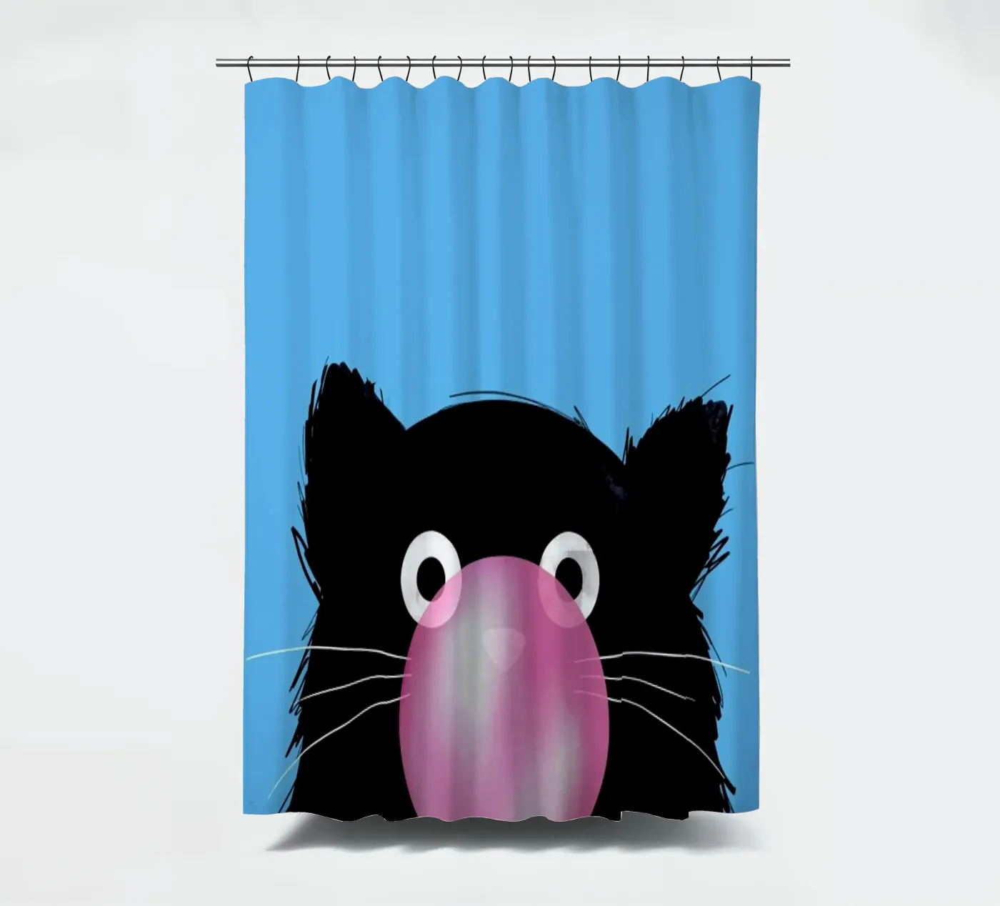 Cat Bubble Duschvorhang von Doozal