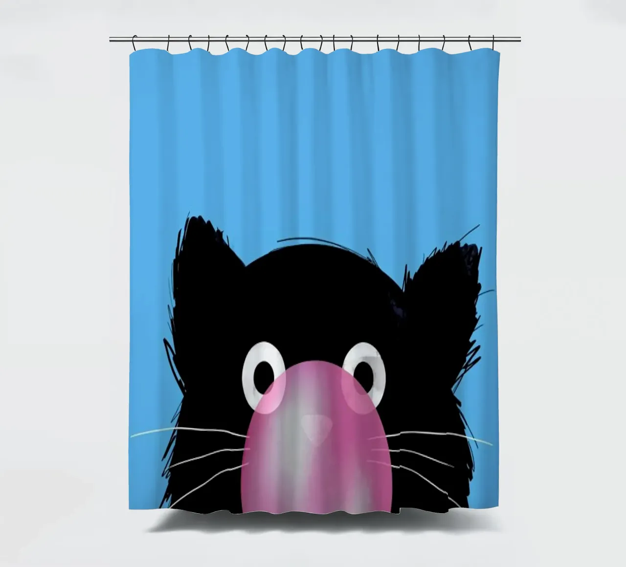 Cat Bubble tenda da doccia da Doozal