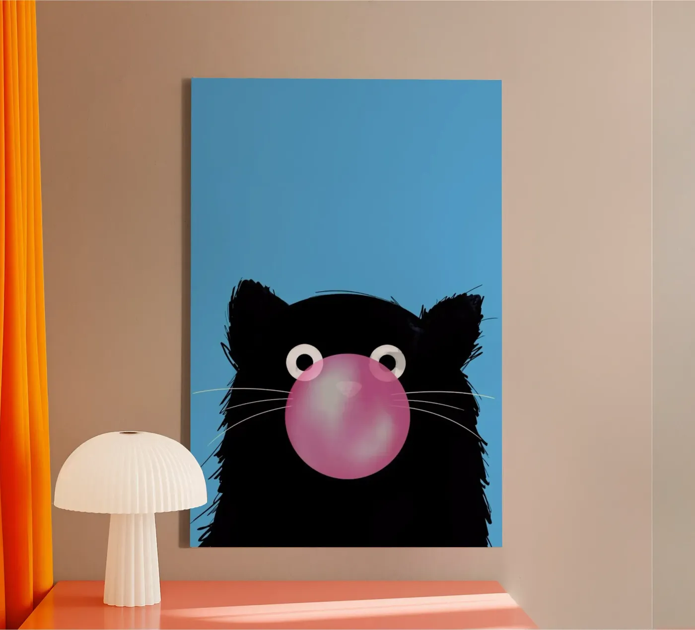 Cat Bubble tela da Doozal