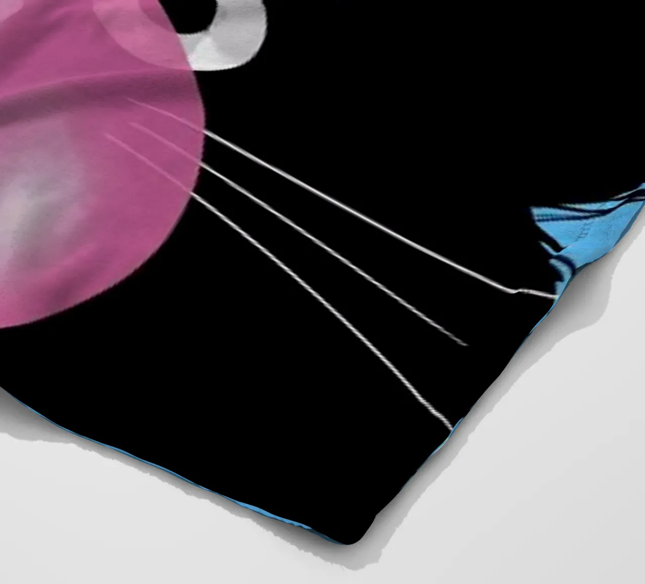 Cat Bubble fleece blanket by Doozal