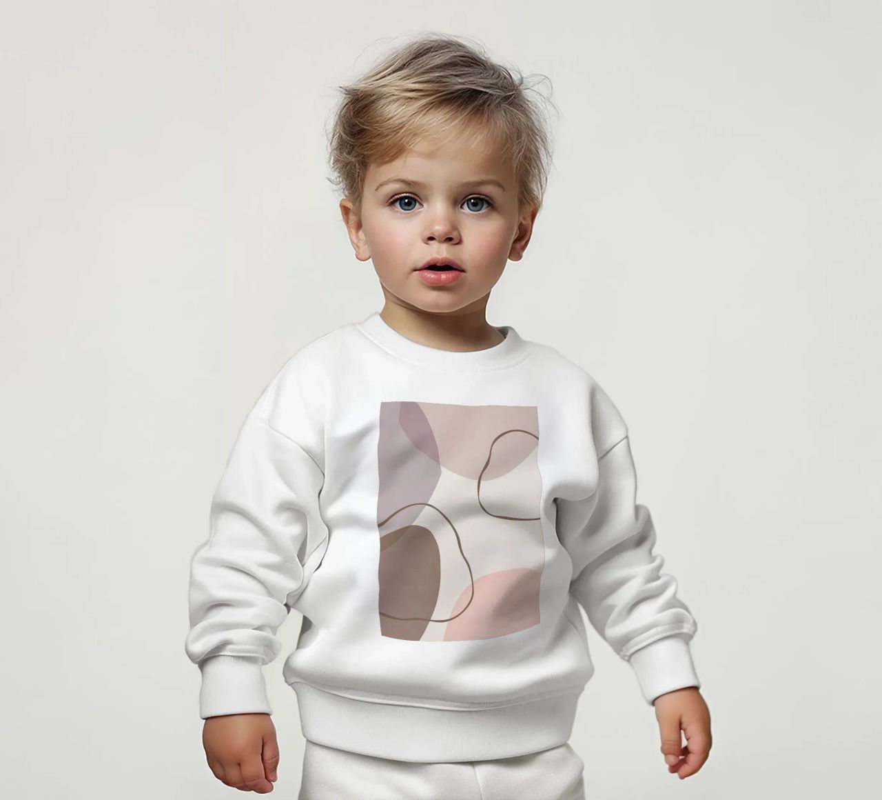 Astratto boho 3 felpa neonato da Aiden Garcia