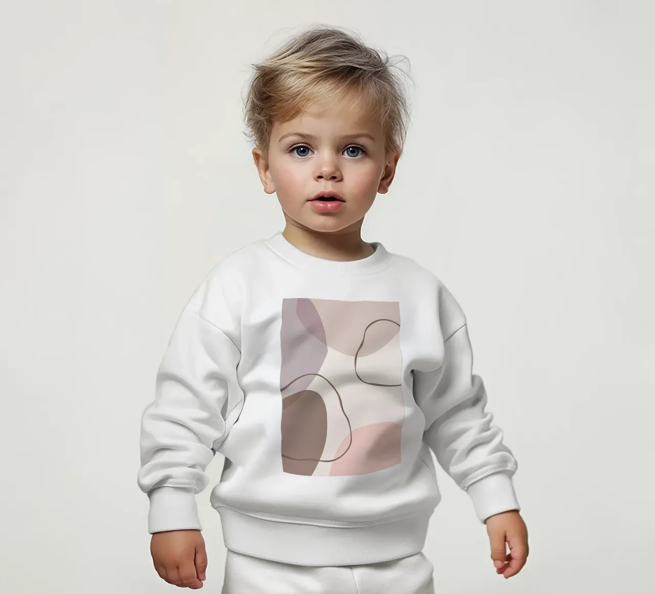 Astratto boho 3 felpa neonato da Aiden Garcia