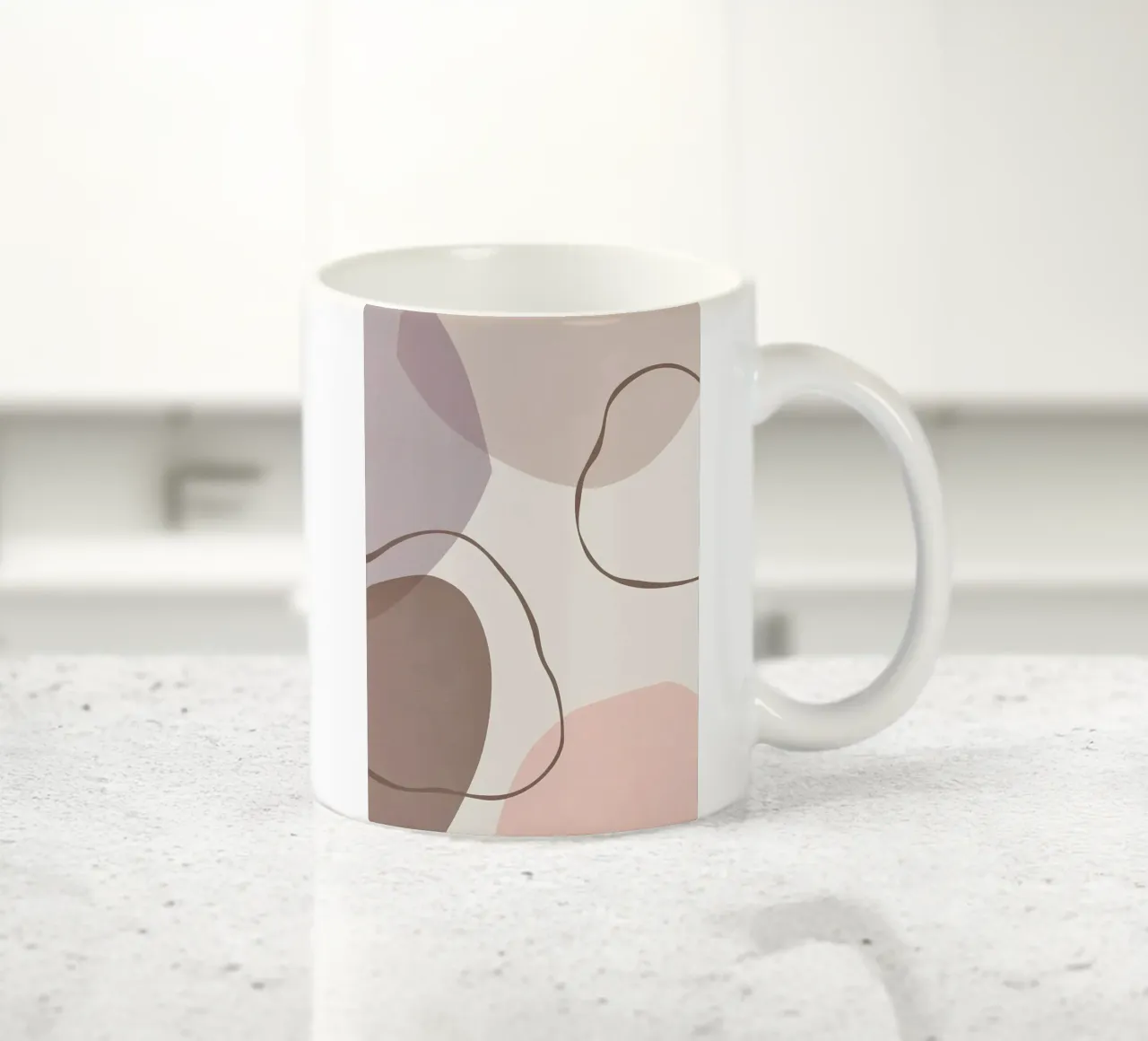 Astratto boho 3 tazza in ceramica da Aiden Garcia