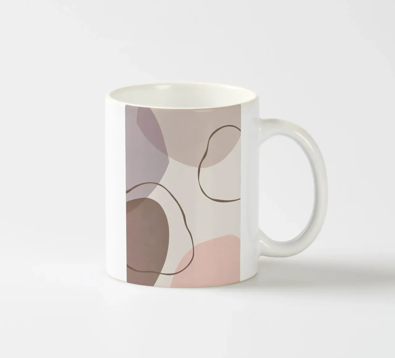 Abstract boho 3 ceramic mug by Aiden Garcia