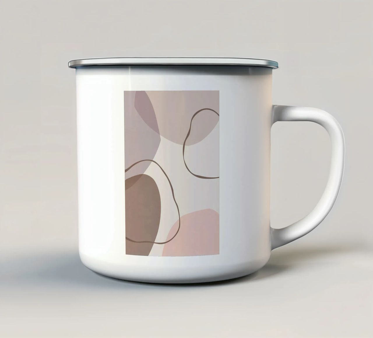 Astratto boho 3 tazza in smalto da Aiden Garcia