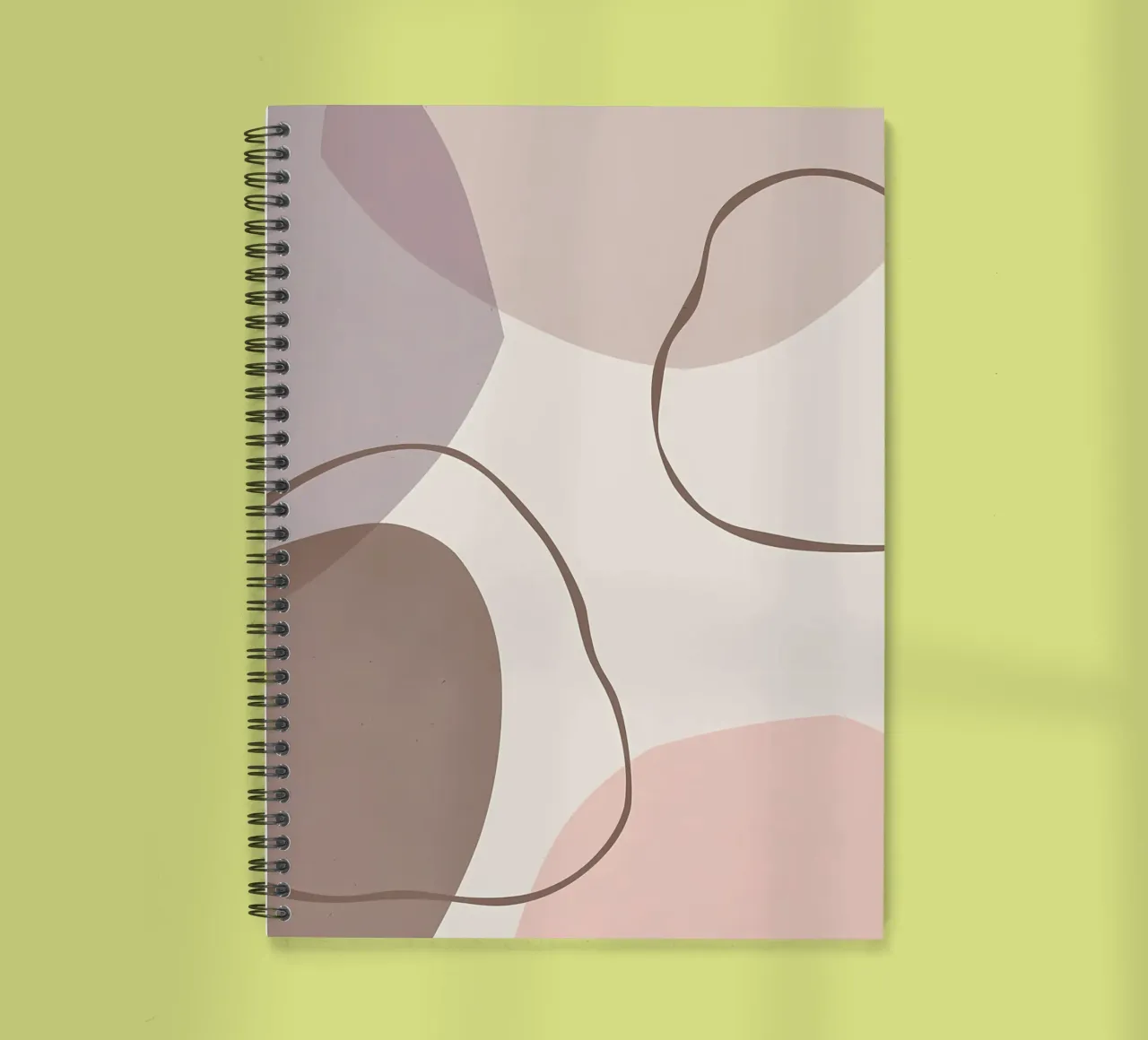 Abstract boho 3 spiral notebook by Aiden Garcia