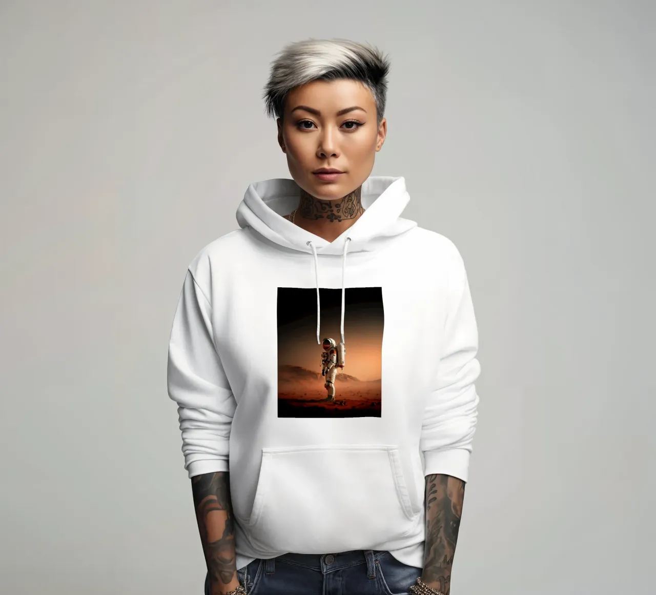 Exolune felpa con cappuccio da Stellar Dream Art