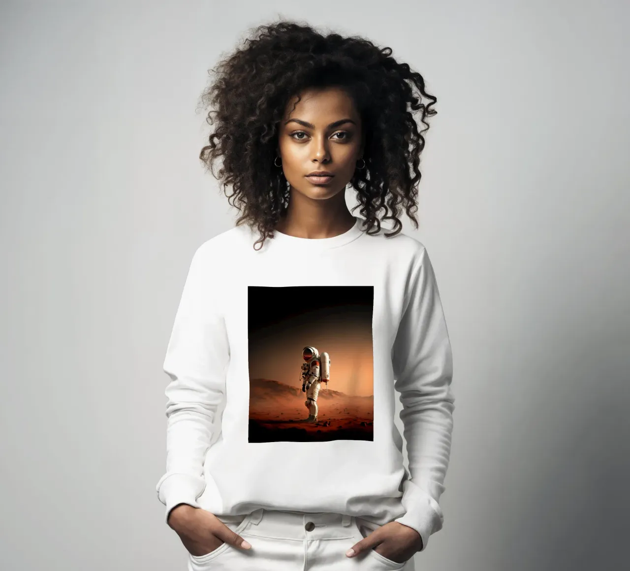 Exolune sweatshirt by Stellar Dream Art