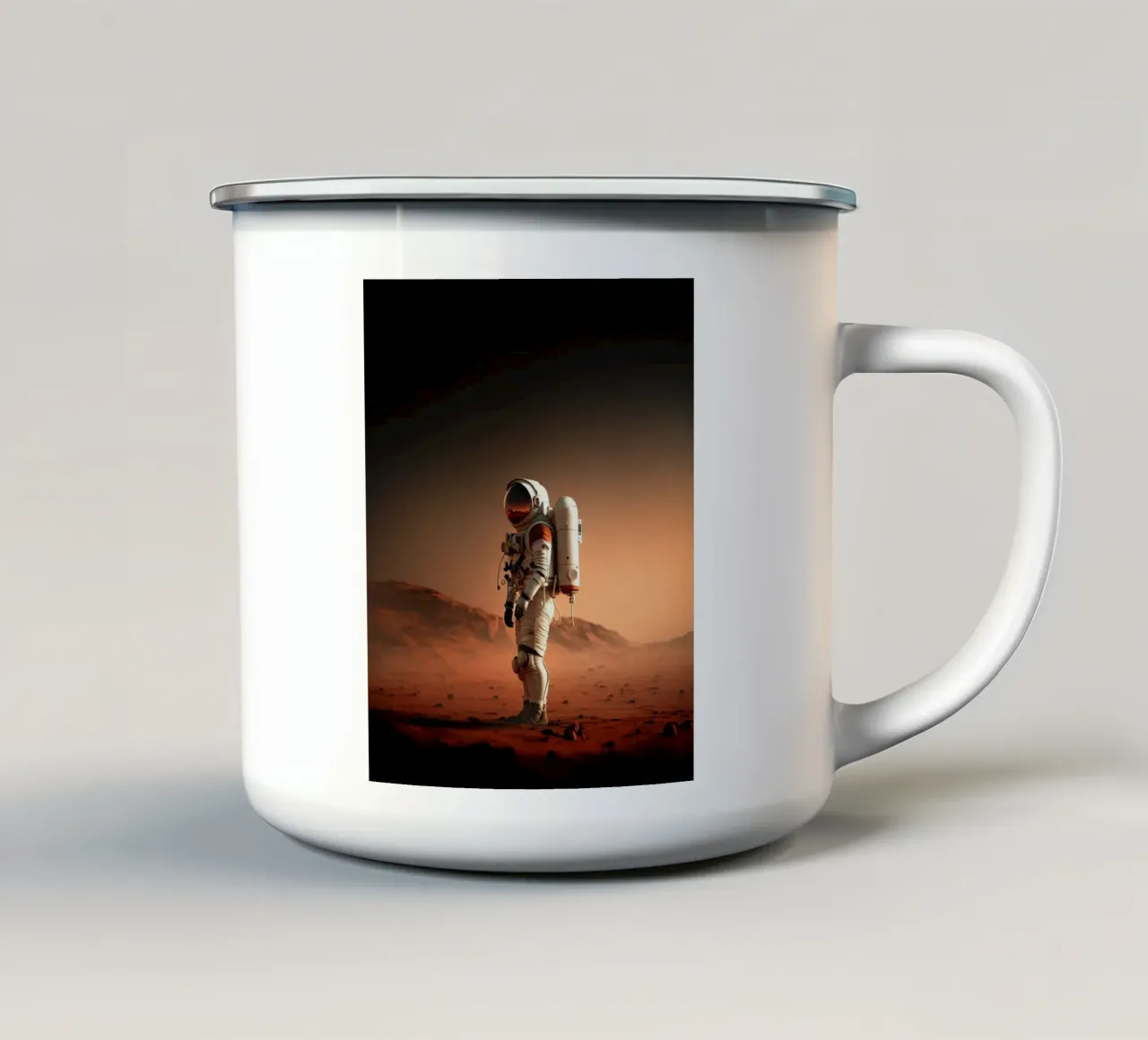 Exolune tazza in smalto da Stellar Dream Art