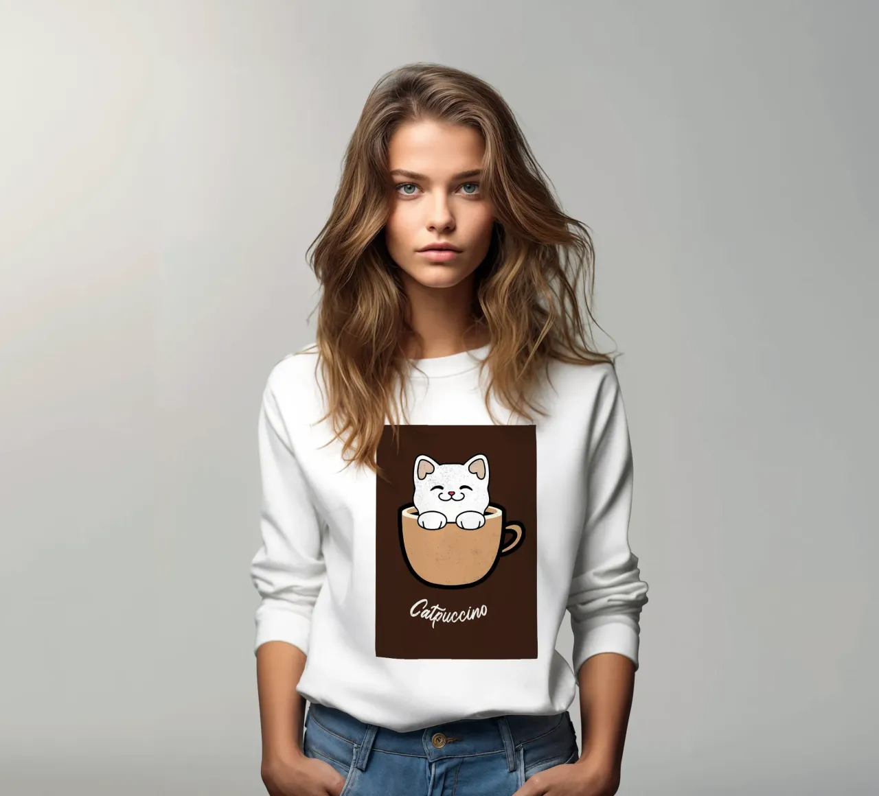 Catpuccino felpa da Bartosz Powalka