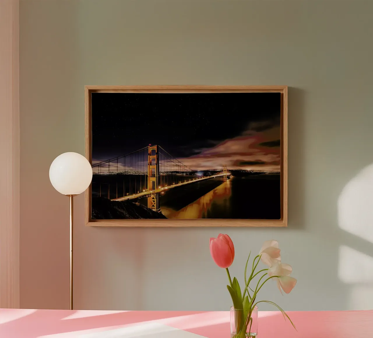 Golden Gate to Stars - Javier de la tela da Pictufy