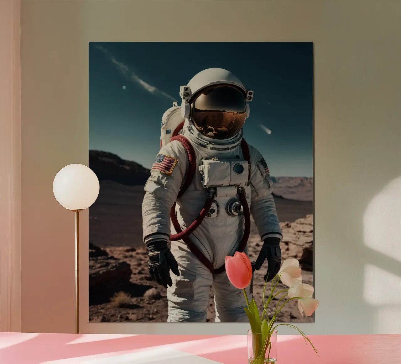 Voidwalker poster con telaio in legno da Stellar Dream Art