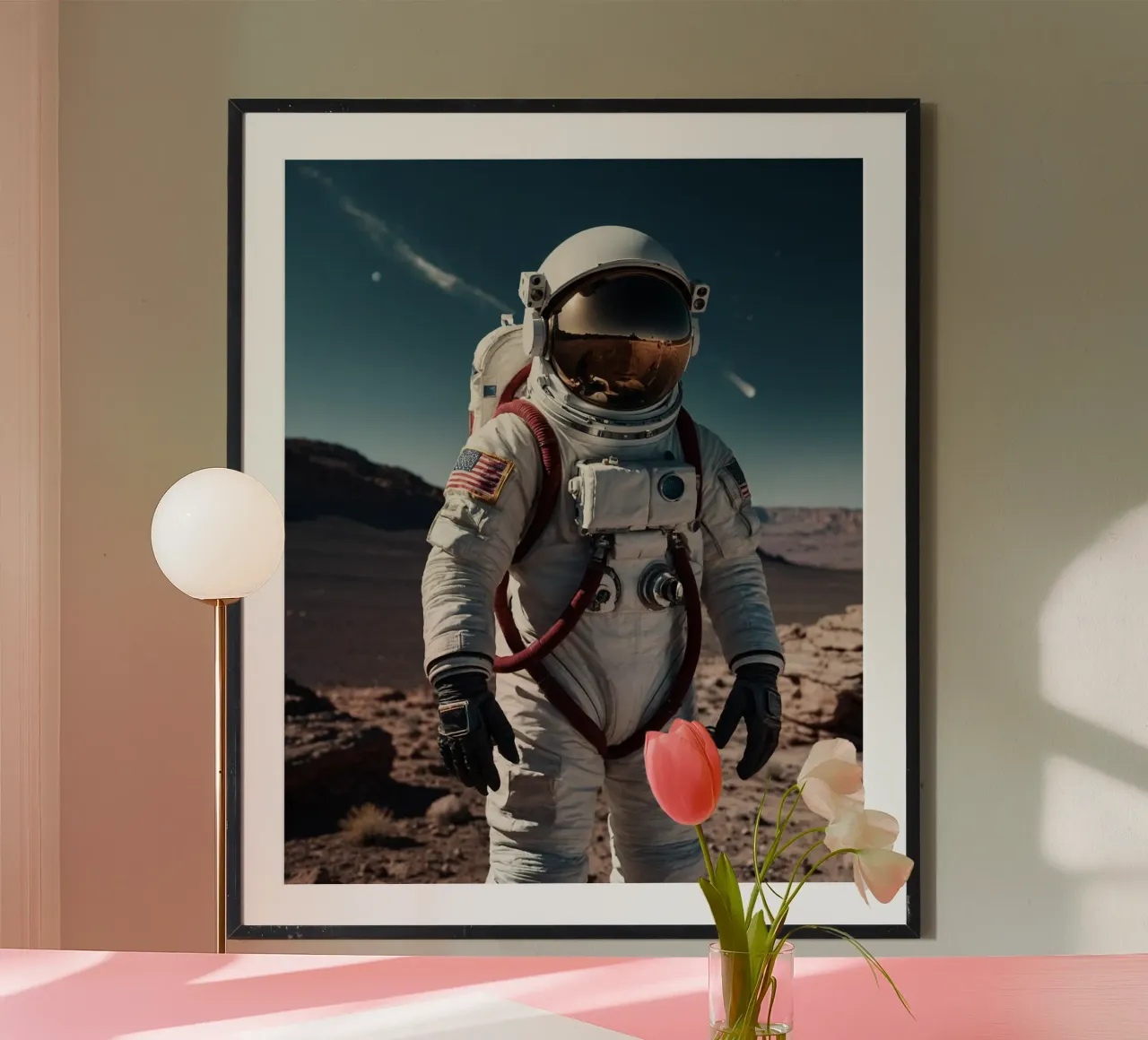 Voidwalker poster con telaio in legno da Stellar Dream Art