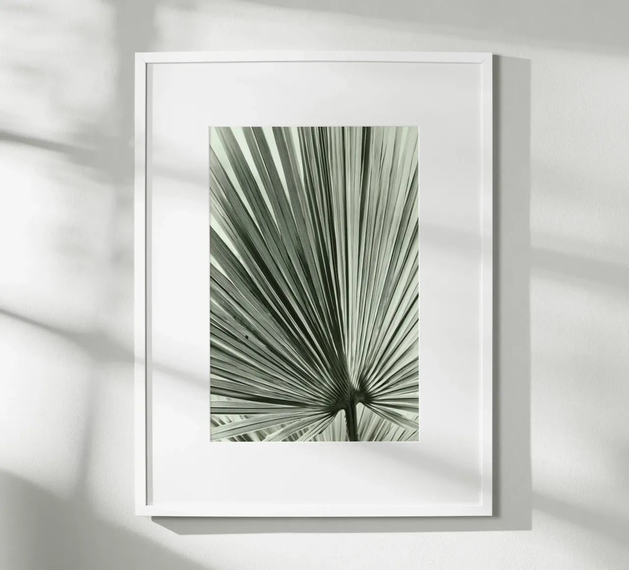 Palmwedel-Kunst Poster von Indigo Tides Art