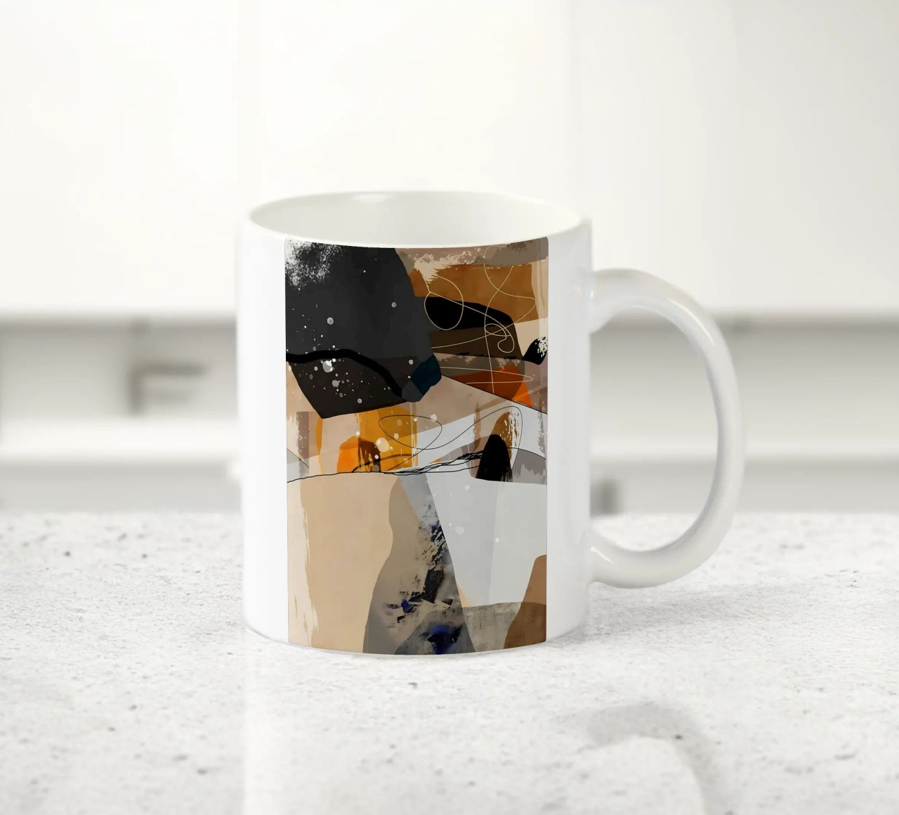 Astratto moderno 57 tazza in ceramica da Aiden Garcia