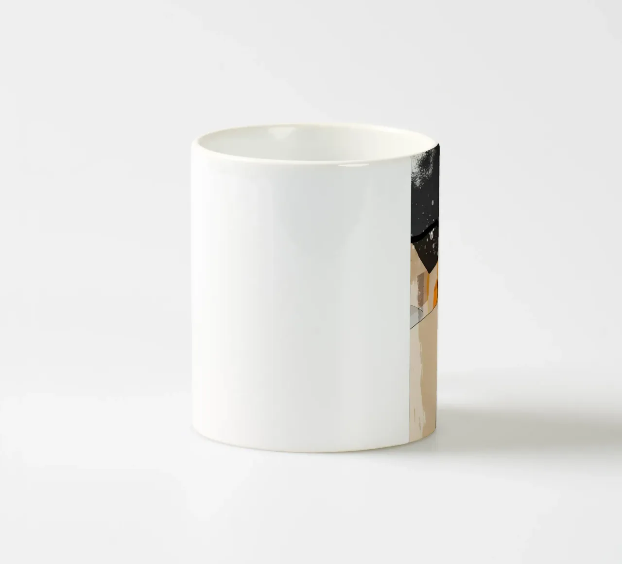 Modern abstract 57 ceramic mug by Aiden Garcia