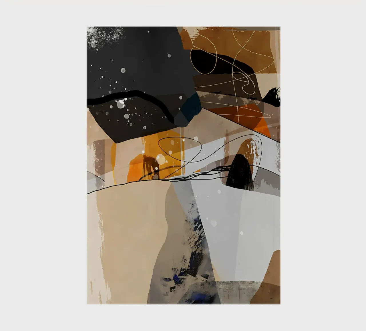 Modern abstrakt 57 Notizbuch von Aiden Garcia