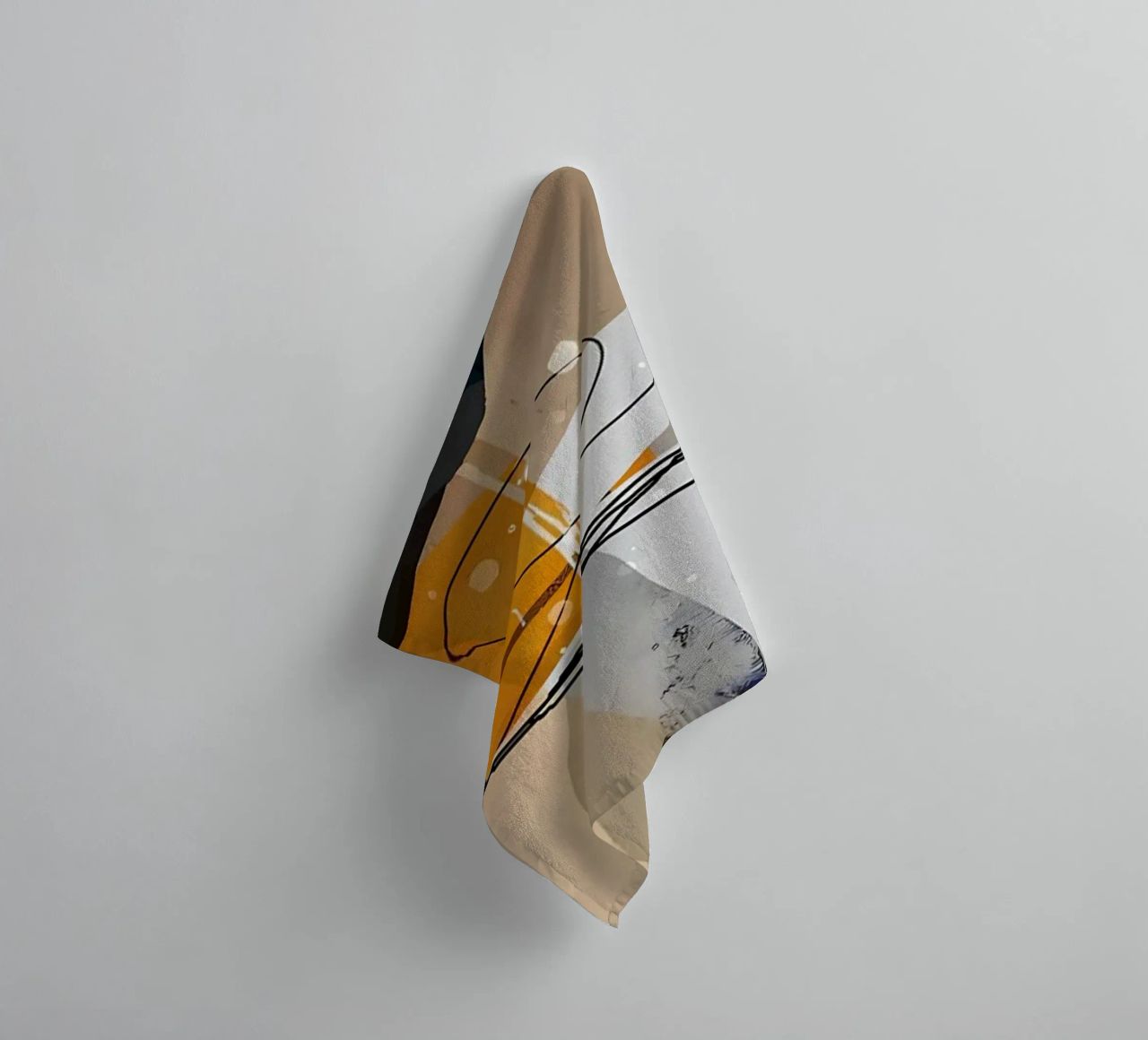 Modern abstract 57 towel by Aiden Garcia
