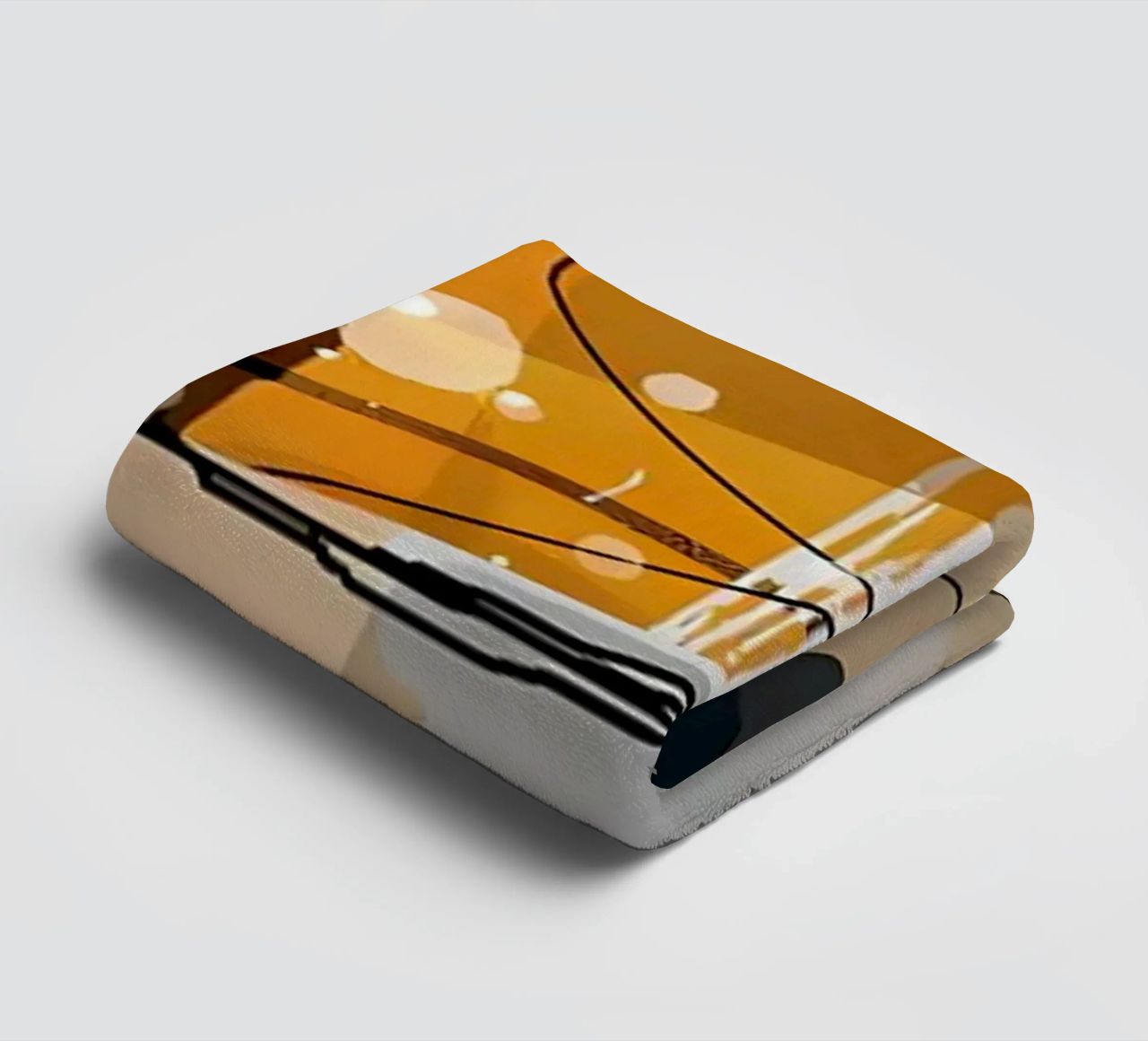 Modern abstract 57 towel by Aiden Garcia