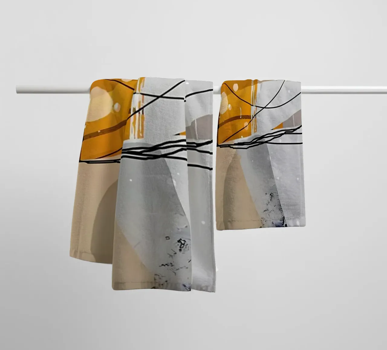 Modern abstrakt 57 Handtuch von Aiden Garcia