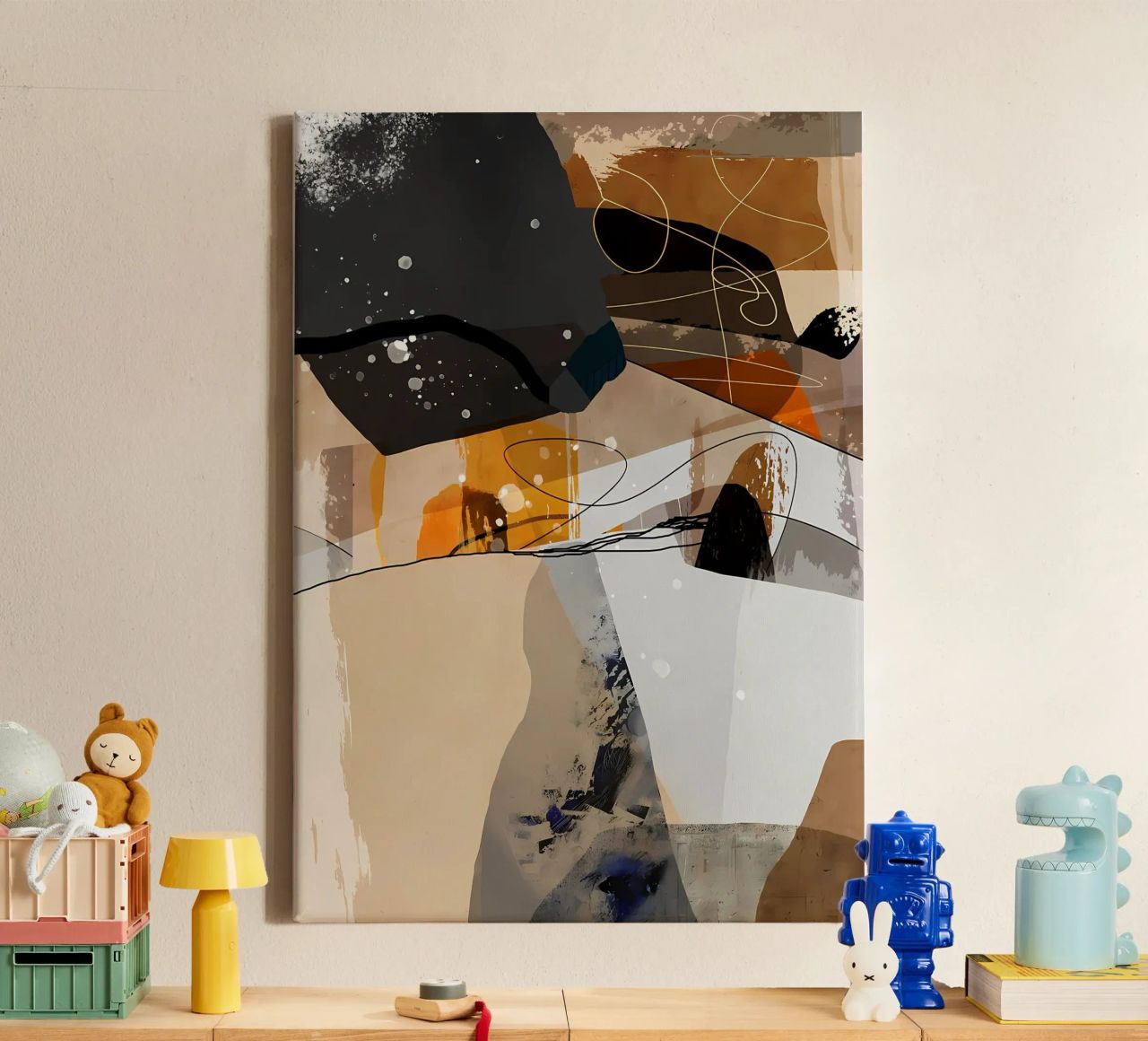 Modern abstract 57 canvas by Aiden Garcia