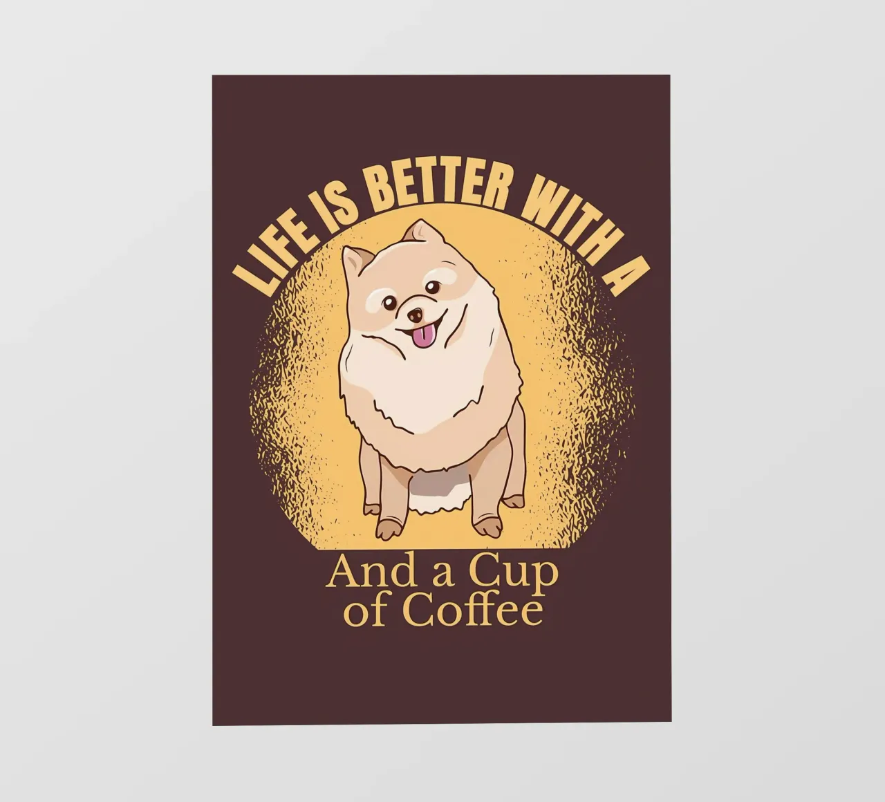 CAFFÈ POMERANINO VITA telo in pvc da Bartosz Powalka