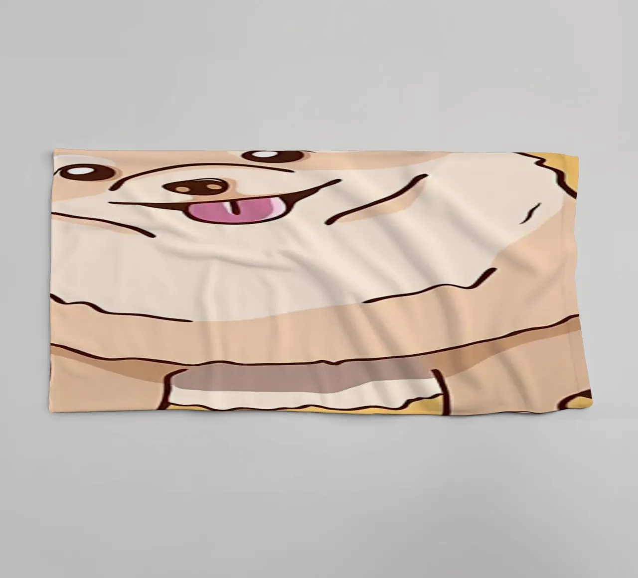 POMERANINAN COFFEE LIFE towel by Bartosz Powalka