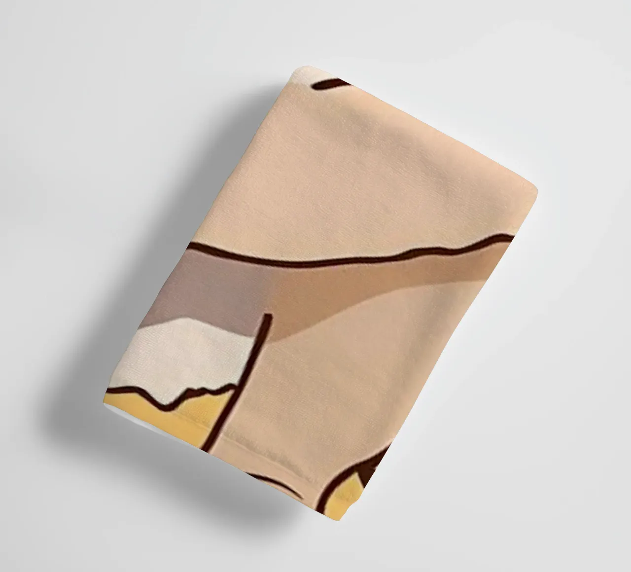 POMERANINAN COFFEE LIFE towel by Bartosz Powalka