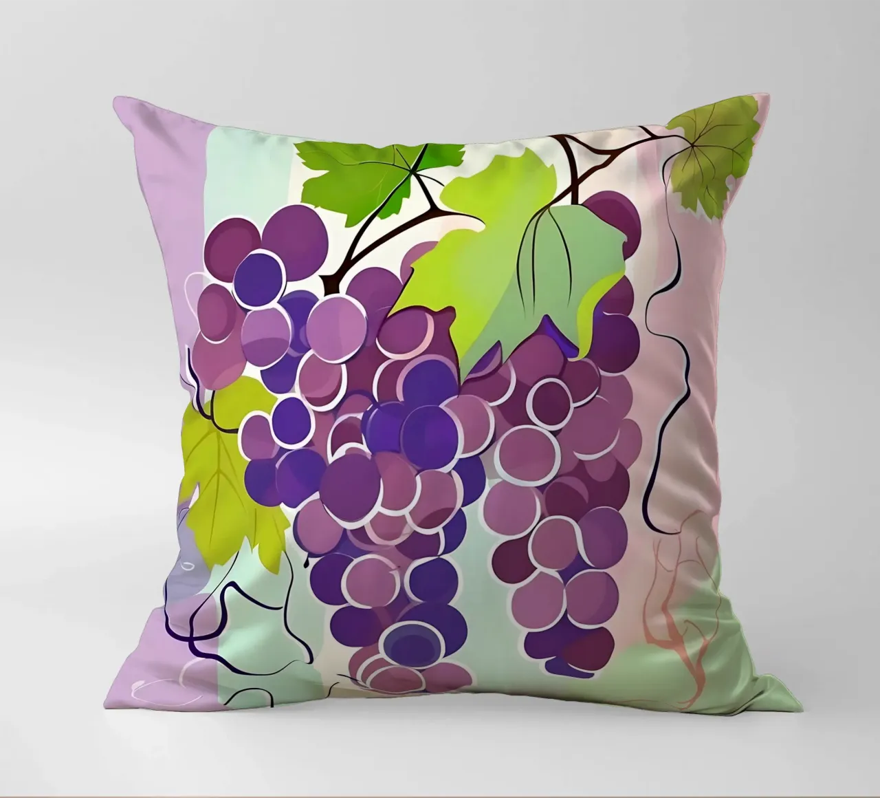 Uva_stile_A_1 cuscino da Pink- und LoveArt by LK