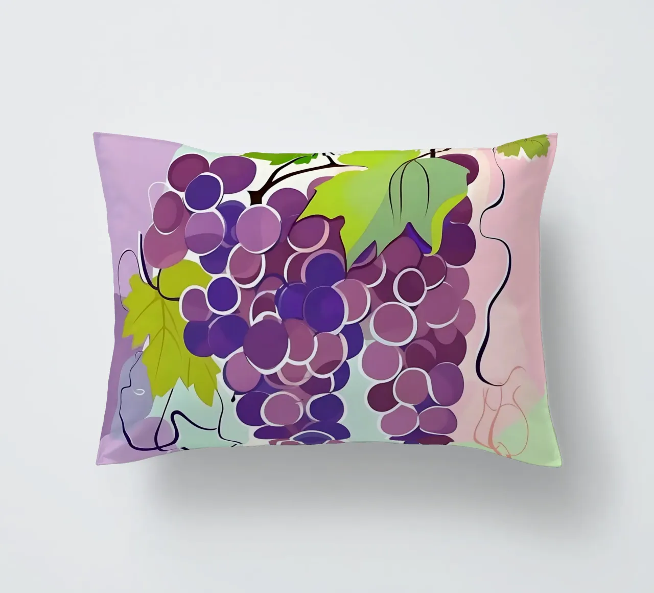 Uva_stile_A_1 cuscino da Pink- und LoveArt by LK