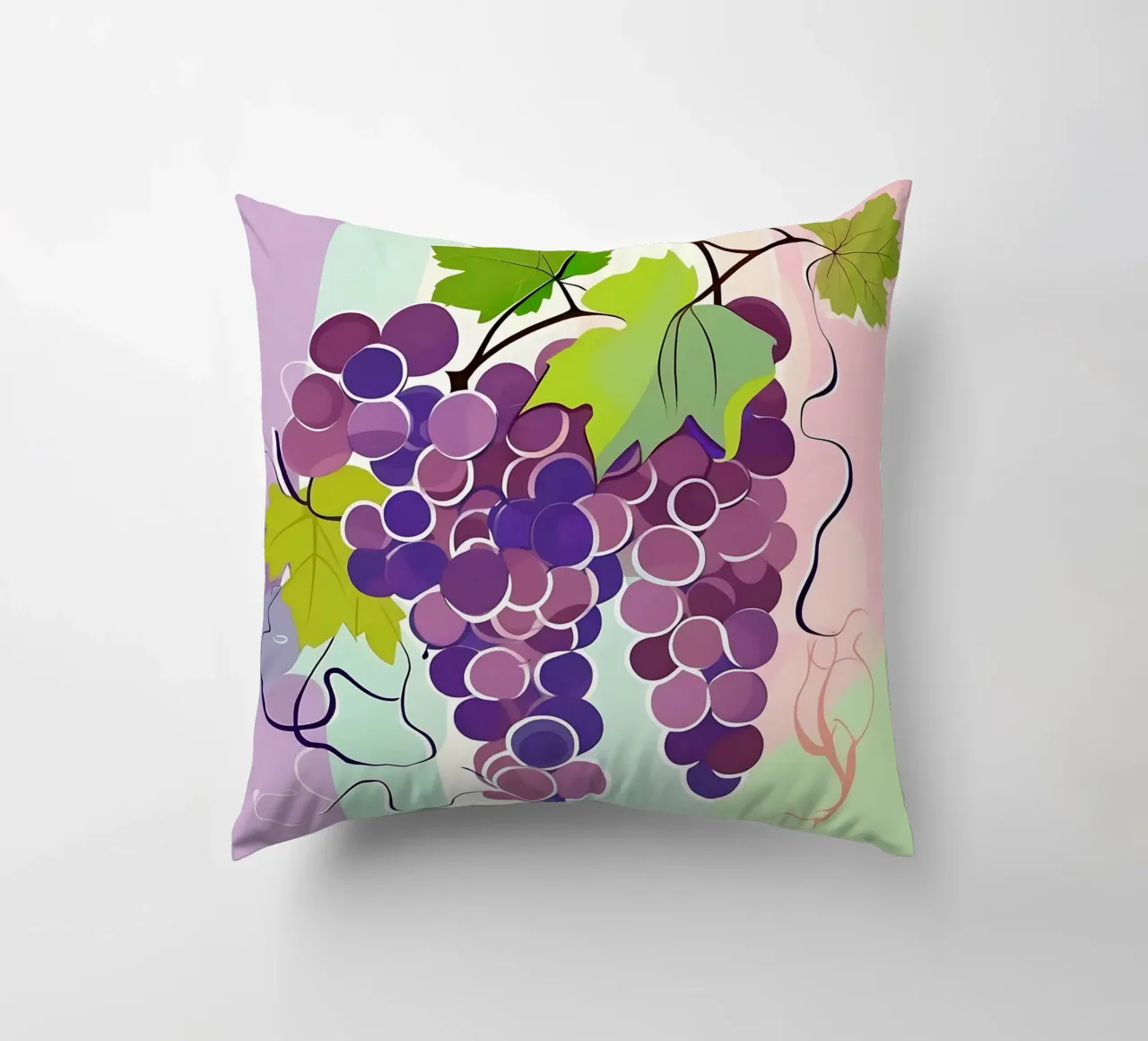 Uva_stile_A_1 cuscino da Pink- und LoveArt by LK