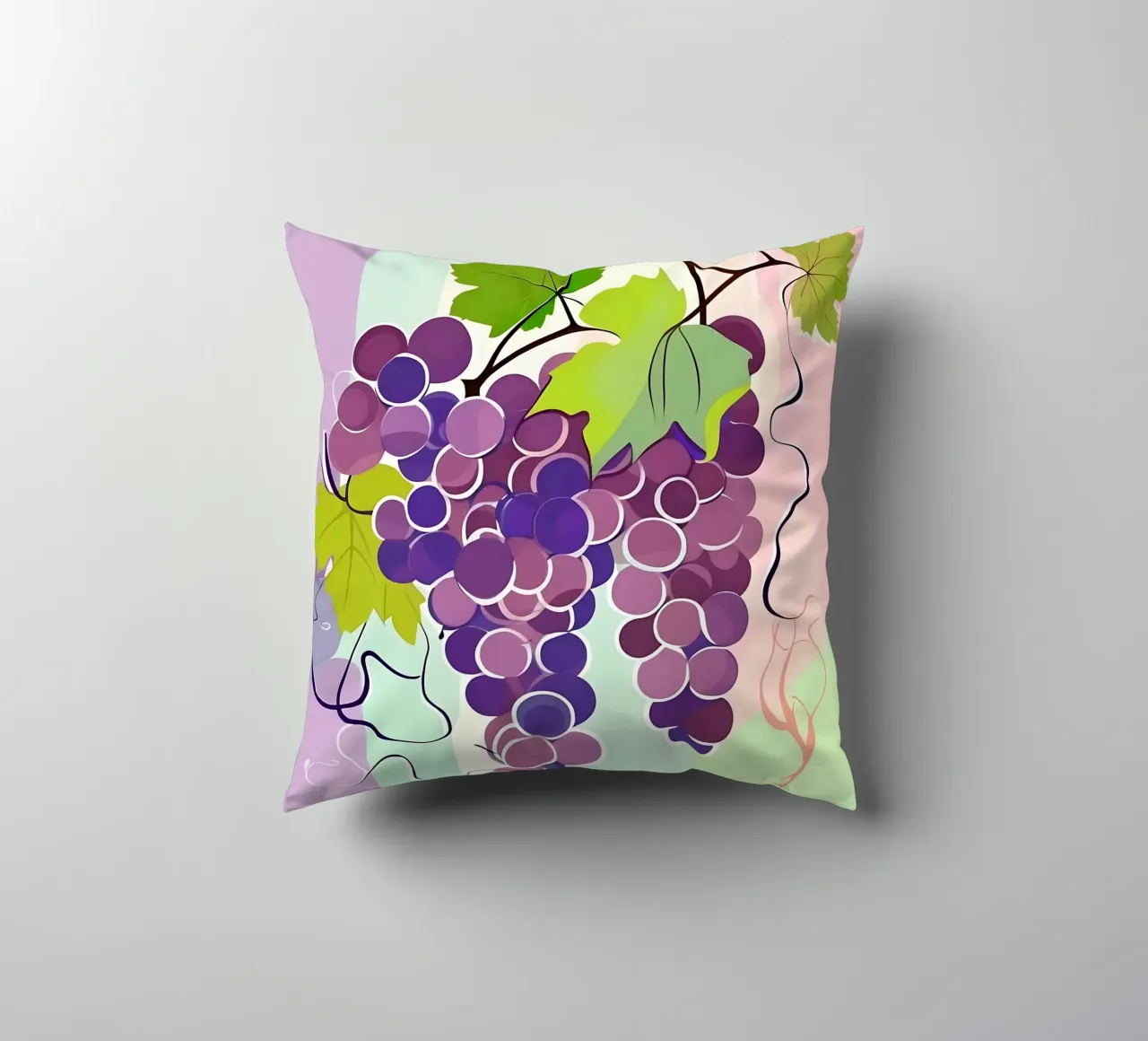 Uva_stile_A_1 cuscino da Pink- und LoveArt by LK