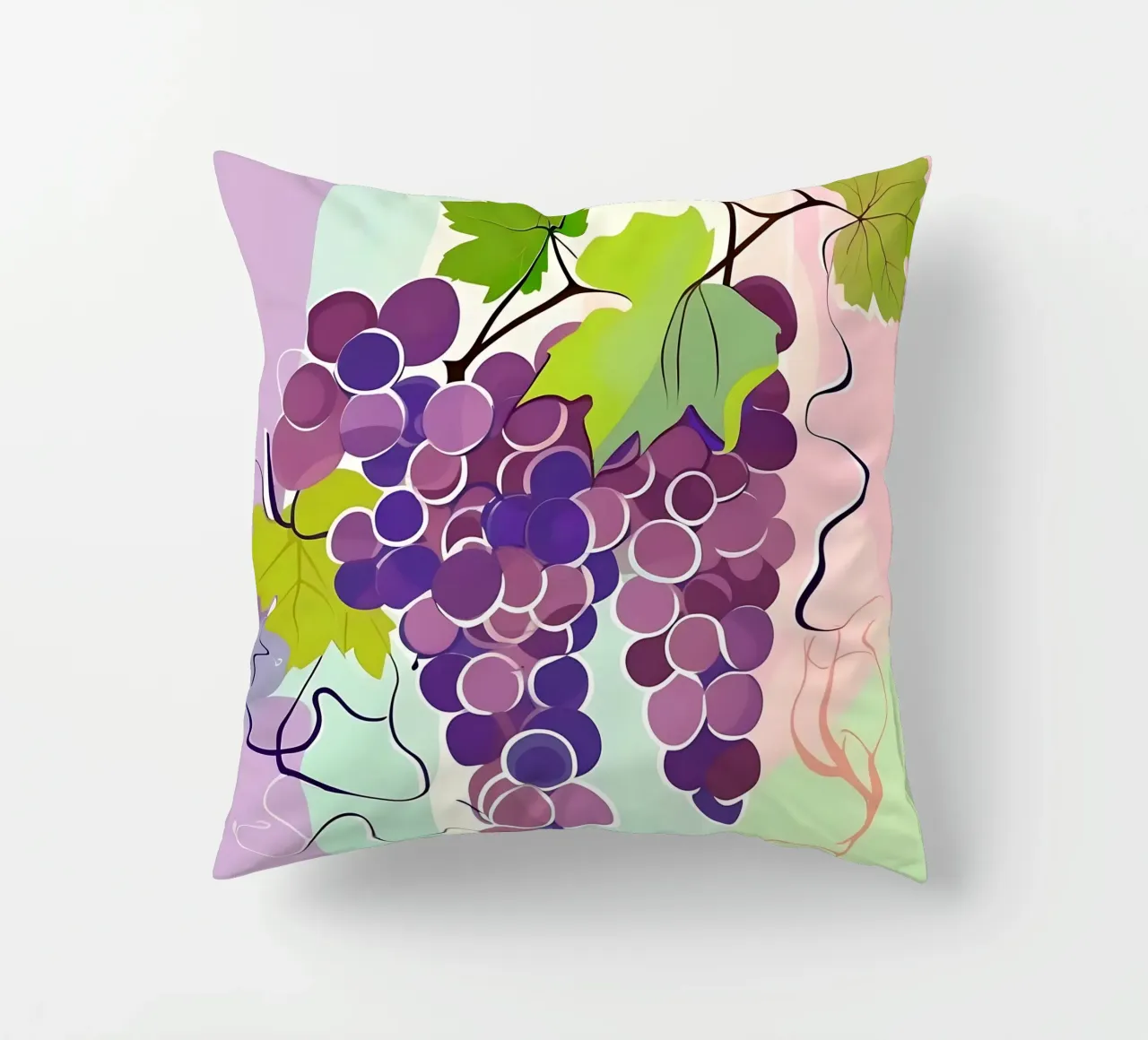 Uva_stile_A_1 cuscino da Pink- und LoveArt by LK