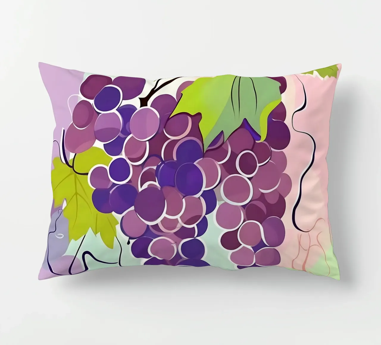 Uva_stile_A_1 cuscino da Pink- und LoveArt by LK