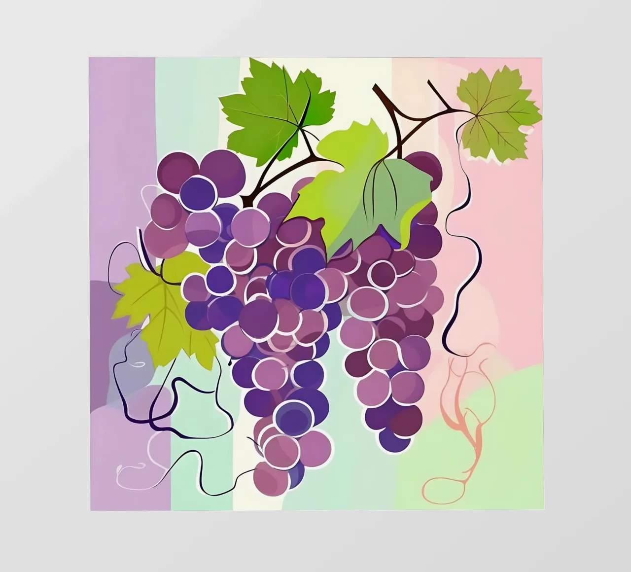 Grapes_style_A_1 backlit film by Pink- und LoveArt by LK